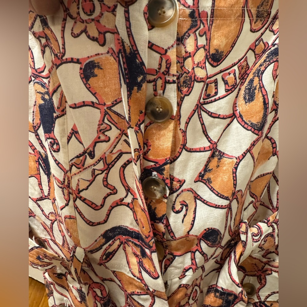 A.L.C. Multicolor Abstract Romper - Picture 10 of 13